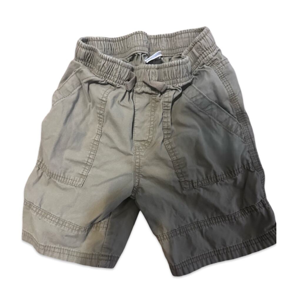 Circo Khaki Cargo Shorts Size 6/7 Elastic Waist Shorts